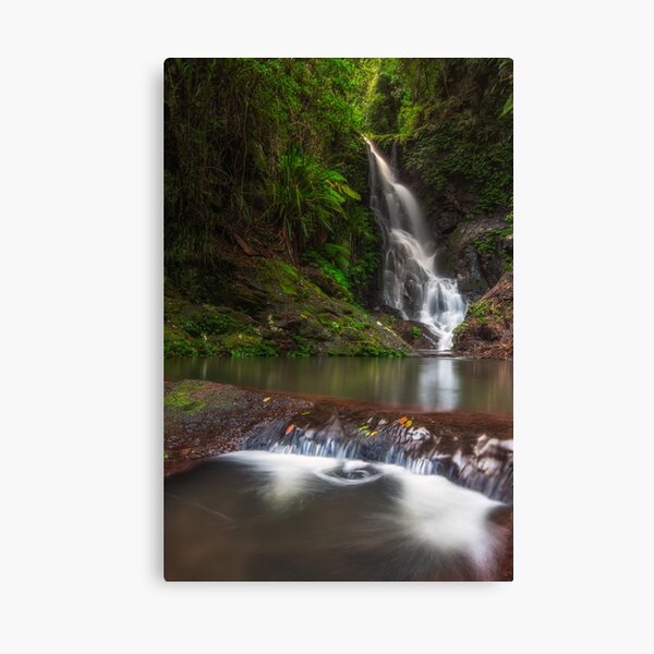 Elabana falls - vertical frame Canvas Print