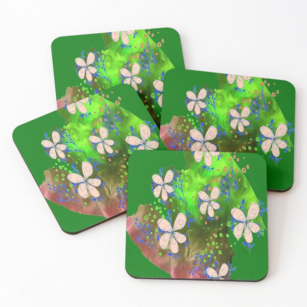 Item preview,  Floral Abstract Fantasy, nr 4, Graphic Psychedelic Abstract Art, Inspired by Nature designed and sold by Adri Barnard.