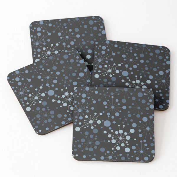 Item preview, Dark Ocean - Modern Snowflakes designed and sold by paperweight-art.