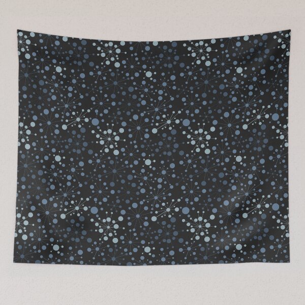 Item preview, Dark Ocean - Modern Snowflakes designed and sold by paperweight-art.