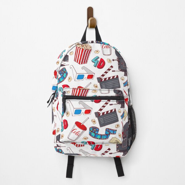 Item preview, Cute Seamless Background Cinema Attributes Hand Drawn Illustration designed and sold by Peekonet.