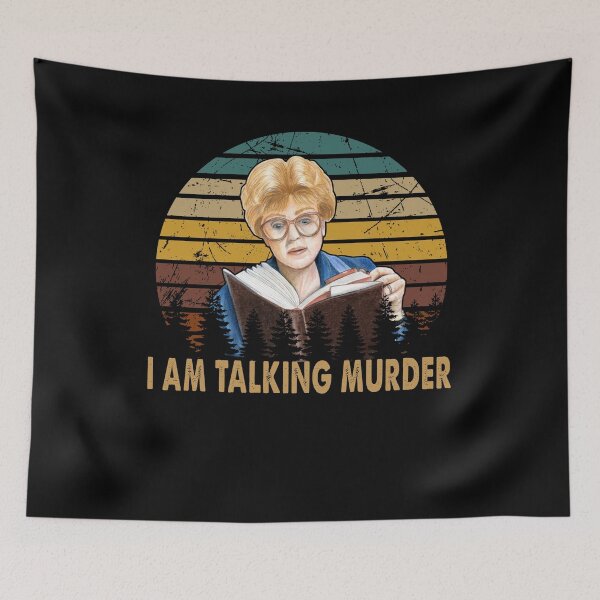 Item preview, Retro vintage talking murder jessica murder fletcher images art designed and sold by Kgiart.