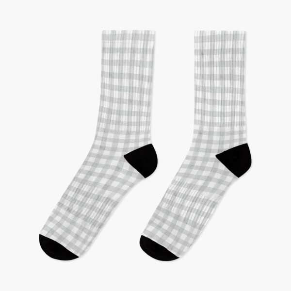 Item preview, Soft Grey and White Buffalo Checker Gingham designed and sold by KrisInStitches.