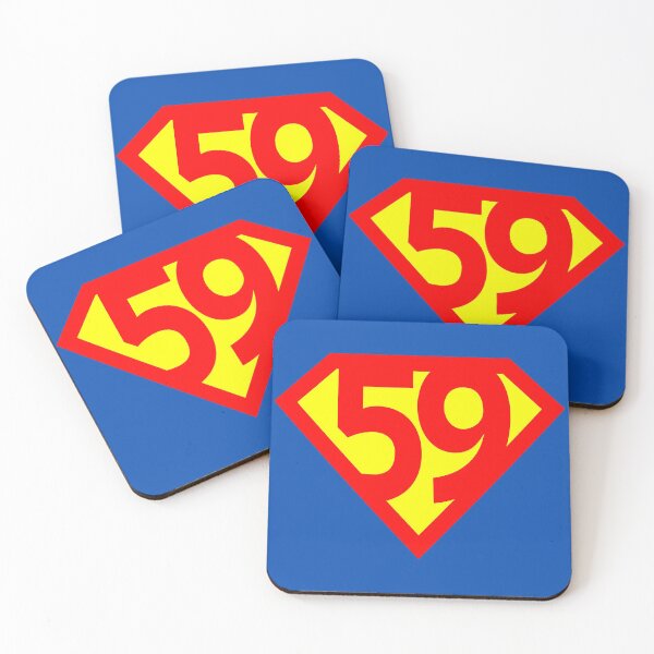 Item preview, Super Number 59 | 1 a 100 supernúmeros designed and sold by Red Sparkle.