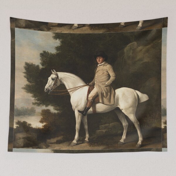 Item preview, Grey hunter horse with rider by George Stubbs designed and sold by Vintage Designs +.