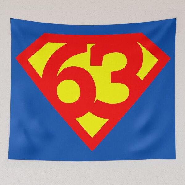 Item preview, Super Number 63 | 1 to 100 Super Numbers  designed and sold by Red Sparkle.
