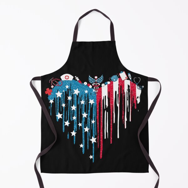 Item preview, 4th of July Nurse Heart American Flag designed and sold by AlisonWalsh24.