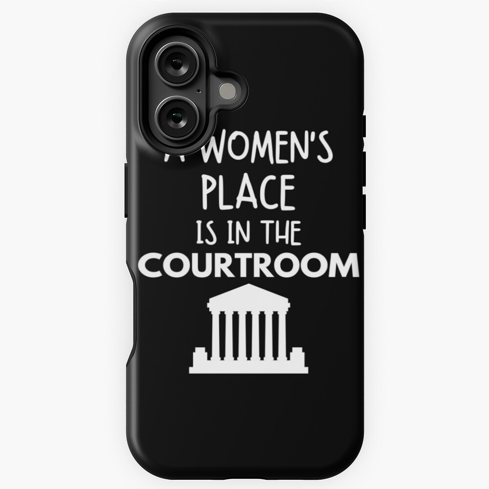 A Women's Place is in the Courtroom - Lawyer Sticker