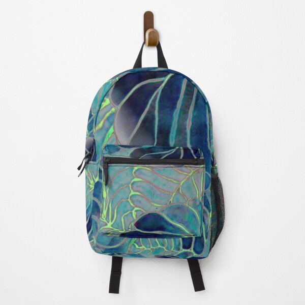 Item preview, emerald, neon, tropics, leaves, abstract art designed and sold by Maria Mihailova.