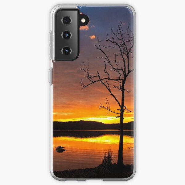 Narrabeen lake sunset portrait Samsung Galaxy Soft Case