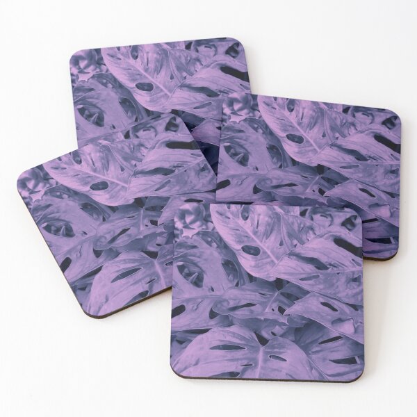 Item preview, Monstera Leaves Floral Pattern - Purple designed and sold by zazuzanta.
