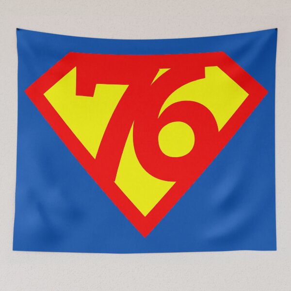 Item preview, Super Number 76 | 1 to 100 Super Numbers  designed and sold by Red Sparkle.