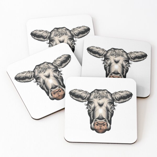 Item preview, Cow With Red Bandana Illustration designed and sold by Pixeo.