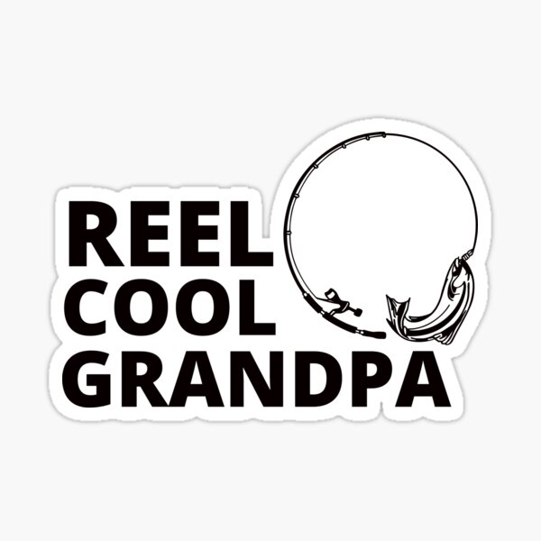 Fishing For Grandpa Stickers for Sale