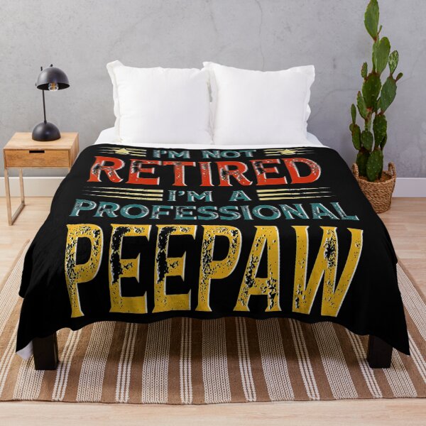 Item preview, Im Not Retired Im A Professional Peepaw Vintage Retro designed and sold by BegayStore.