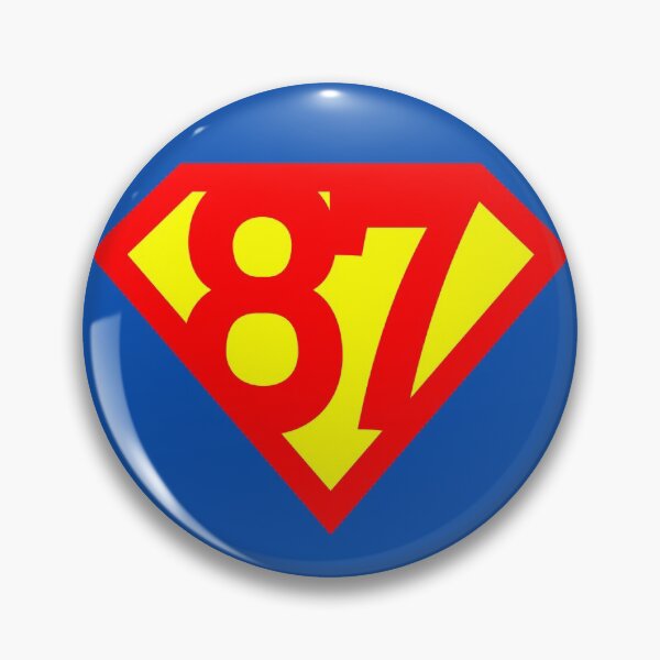 Item preview, Super Number 87 | 1 a 100 supernúmeros designed and sold by Red Sparkle.