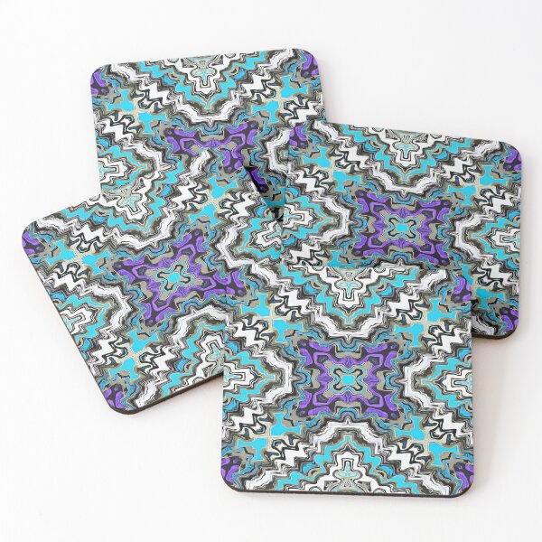 Item preview, Free Lantz Purple Blue Brown White Wavy designed and sold by Sector18.