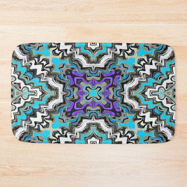 Item preview, Free Lantz Purple Blue Brown White Wavy designed and sold by Sector18.