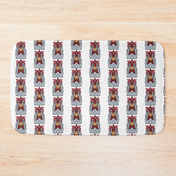Item preview, Chicken With Red Bandana Illustration designed and sold by Pixeo.