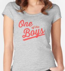 One of the Boys Women's Fitted Scoop T-Shirt