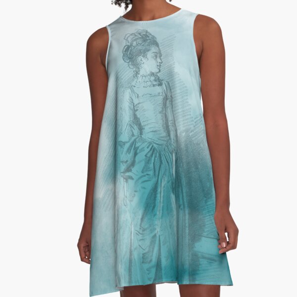 Jean-Honoré Fragonard Sketch A-Line Dress