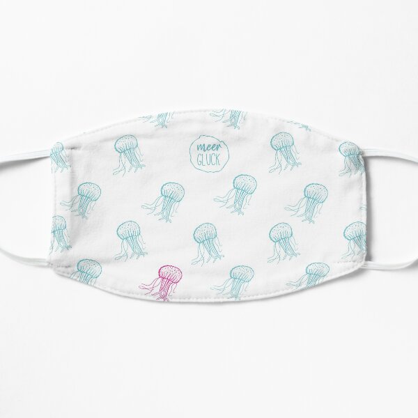 Jellyfish Mania white Flache Maske