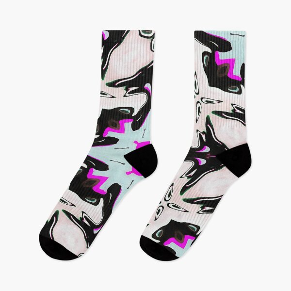 Item preview, Faded Apple Pink Blue Purple White Black designed and sold by Sector18.