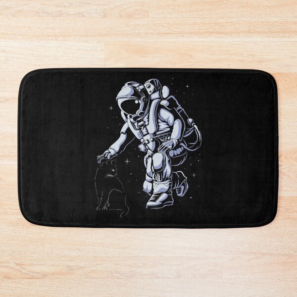 Item preview, Astronaut petting a cat in space - Galactic Kitten designed and sold by anziehend.
