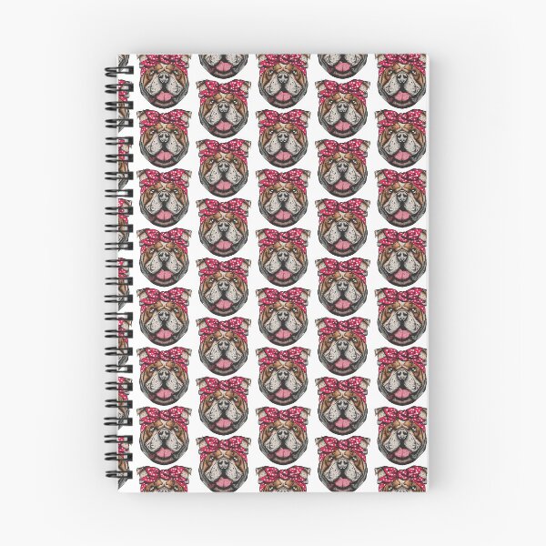 Item preview,  English Bulldog With Red Bandana Illustration designed and sold by Pixeo.