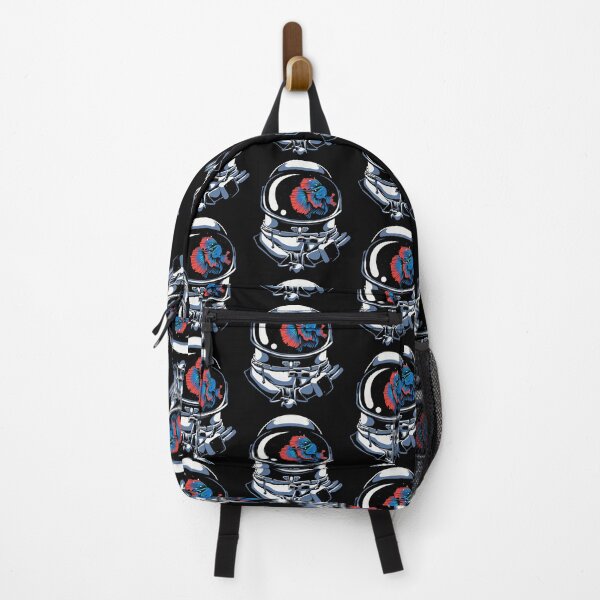 Item preview, Fish swims in helmet of Astronaut - Spaceman designed and sold by anziehend.