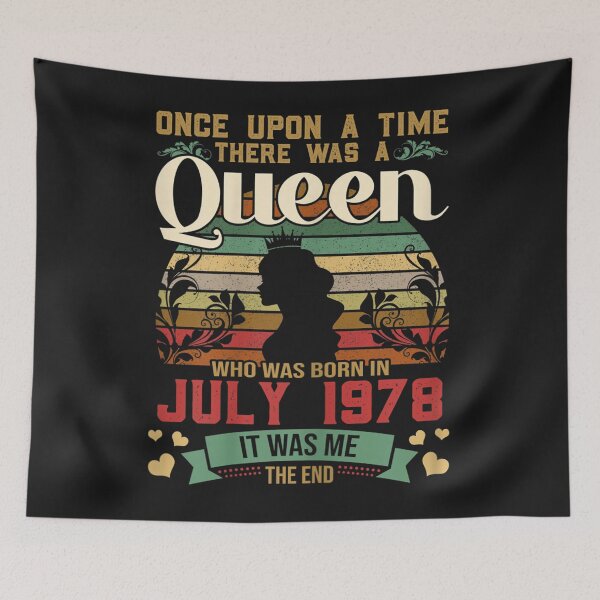 Item preview, 43 Years Old Birthday Girls 43rd Birthday Queen July 1978 designed and sold by angelabeulah.