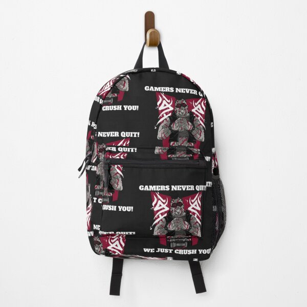 Item preview, GAMERS NEVER QUIT, JUST CRUSH YOU, TILL THE END,  designed and sold by R B Chrystal.