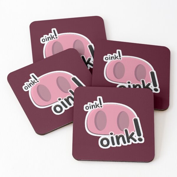 Item preview,  oink! oink! with black background designed and sold by REENS_PHOTOS.
