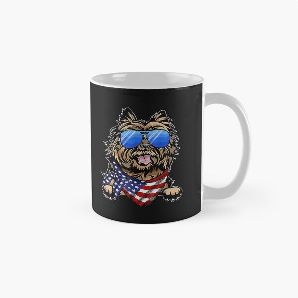 Item preview, American Cairn Terrier USA Flag 4th of July designed and sold by angelabeulah.