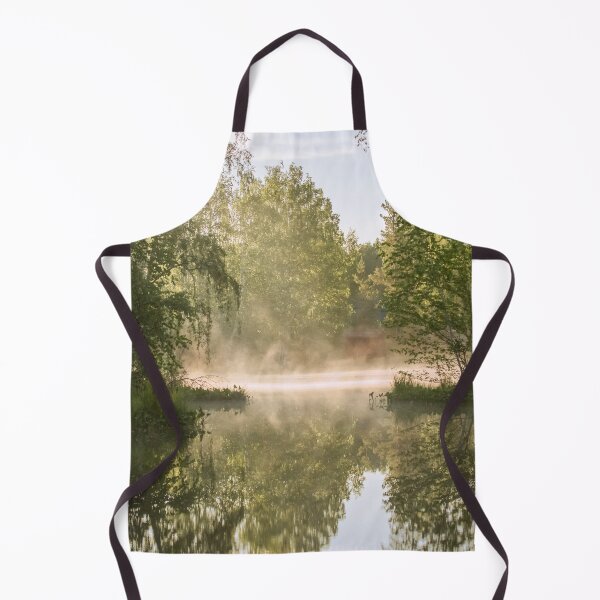 Item preview, Morning mist over the summer lake designed and sold by Svetlana Korneliuk.