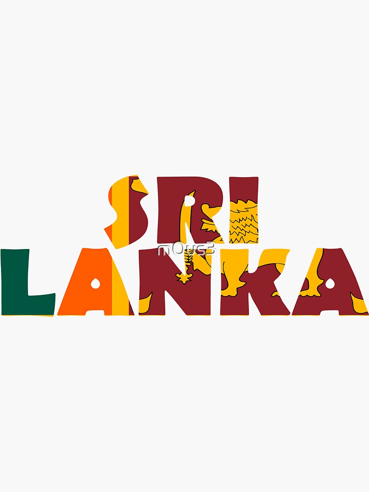 "Sri Lanka" Sticker by m0us3 Redbubble