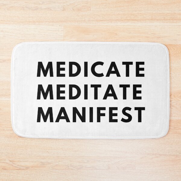 Item preview, | Medicate Meditate Manifest | Smart Successful Stoner | Spiritual Weed | designed and sold by AlfaEcho.