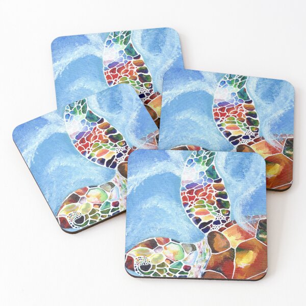 Item preview, Rainbow Sea Turtle designed and sold by The-Art-Cart-.