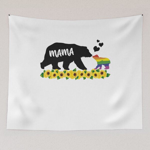 Item preview, Mama bear Sunflower LGBT 2021 designed and sold by anthonybarr1205.