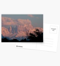 Pretty in Pink: Sunset on the Dolomites Postcards