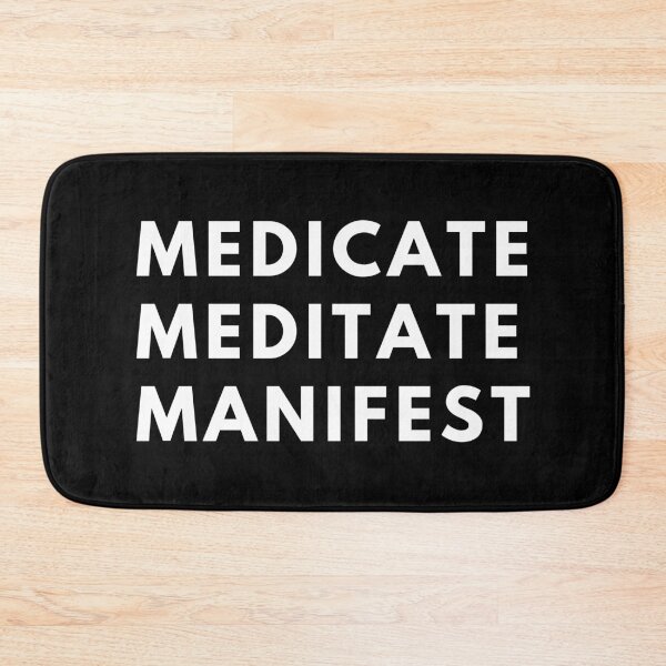 Item preview, | Medicate Meditate Manifest | Smart Successful Stoner | Spiritual Weed | designed and sold by AlfaEcho.