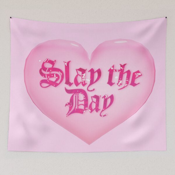 Item preview, Slay the Day Heart designed and sold by VelvepeachShop.