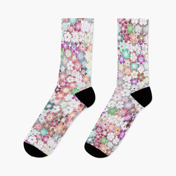 Artikelvorschau, Fab Florals Ditsy Pink und Pfirsich entworfen und verkauft von OByD.