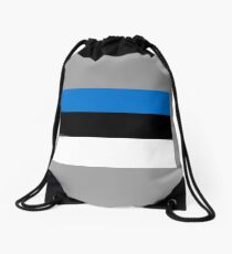 Estonia Flag Drawstring Bag