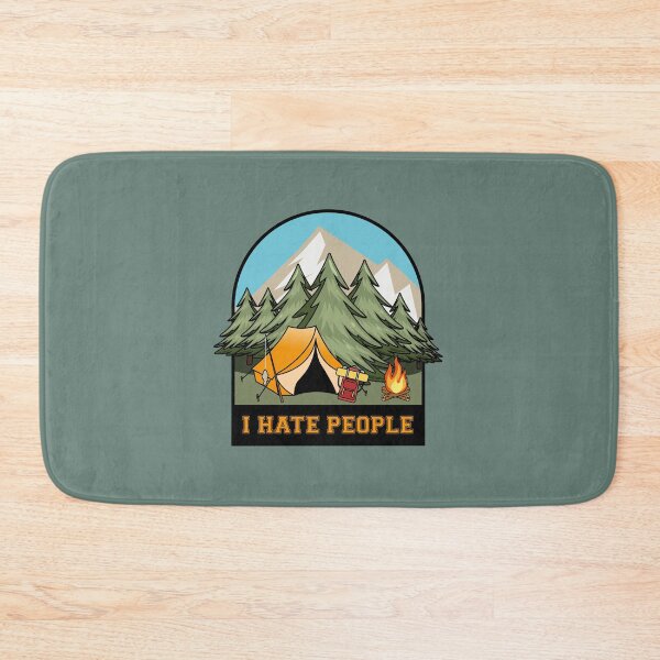 Item preview, I Hate People - Camping designed and sold by LaftaDesign.