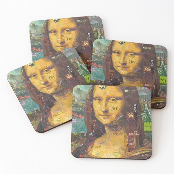Item preview, Mona Lisa collage designed and sold by Oliva-Collage.