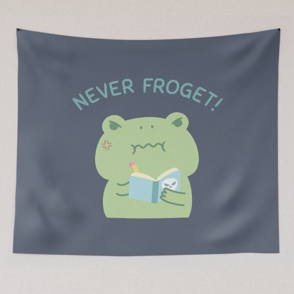 Artikelvorschau, Angry Frog Never Froget Revenge Book entworfen und verkauft von rustydoodle.