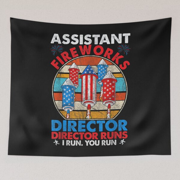 Item preview, Assistant Fireworks Director USA Independence Day July 4th designed and sold by angelabeulah.