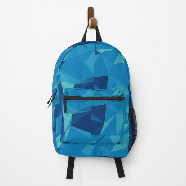 Item preview, Blue Triangle Geometry Low Ploy Mosaic Pattern designed and sold by OnigiriDoctor.