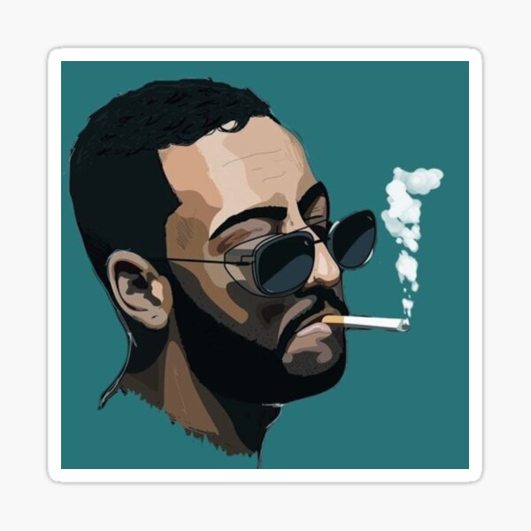 Lacrim fan art cigarette Sticker